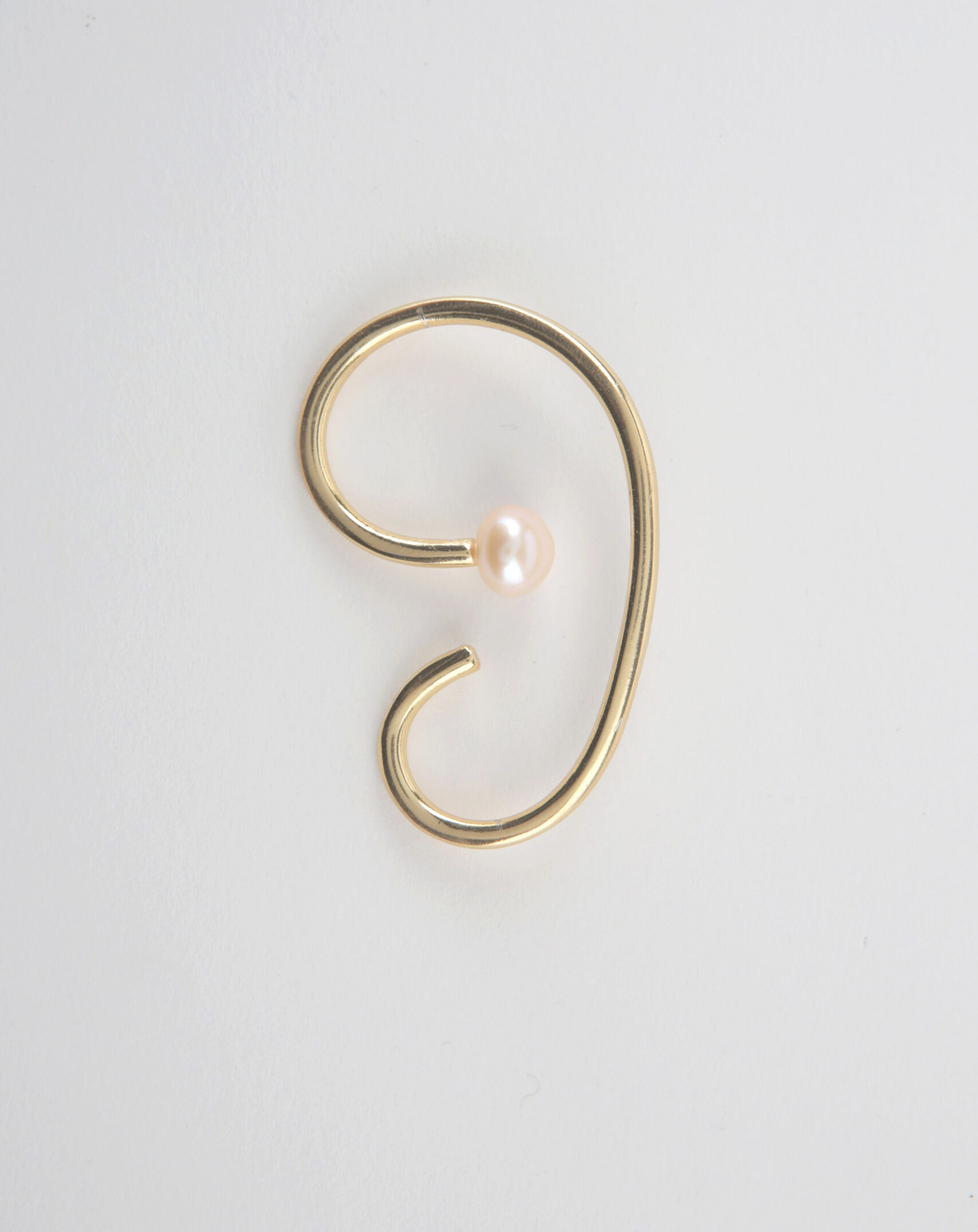 Coco Pearl Gold Ear Cuff - Image 2