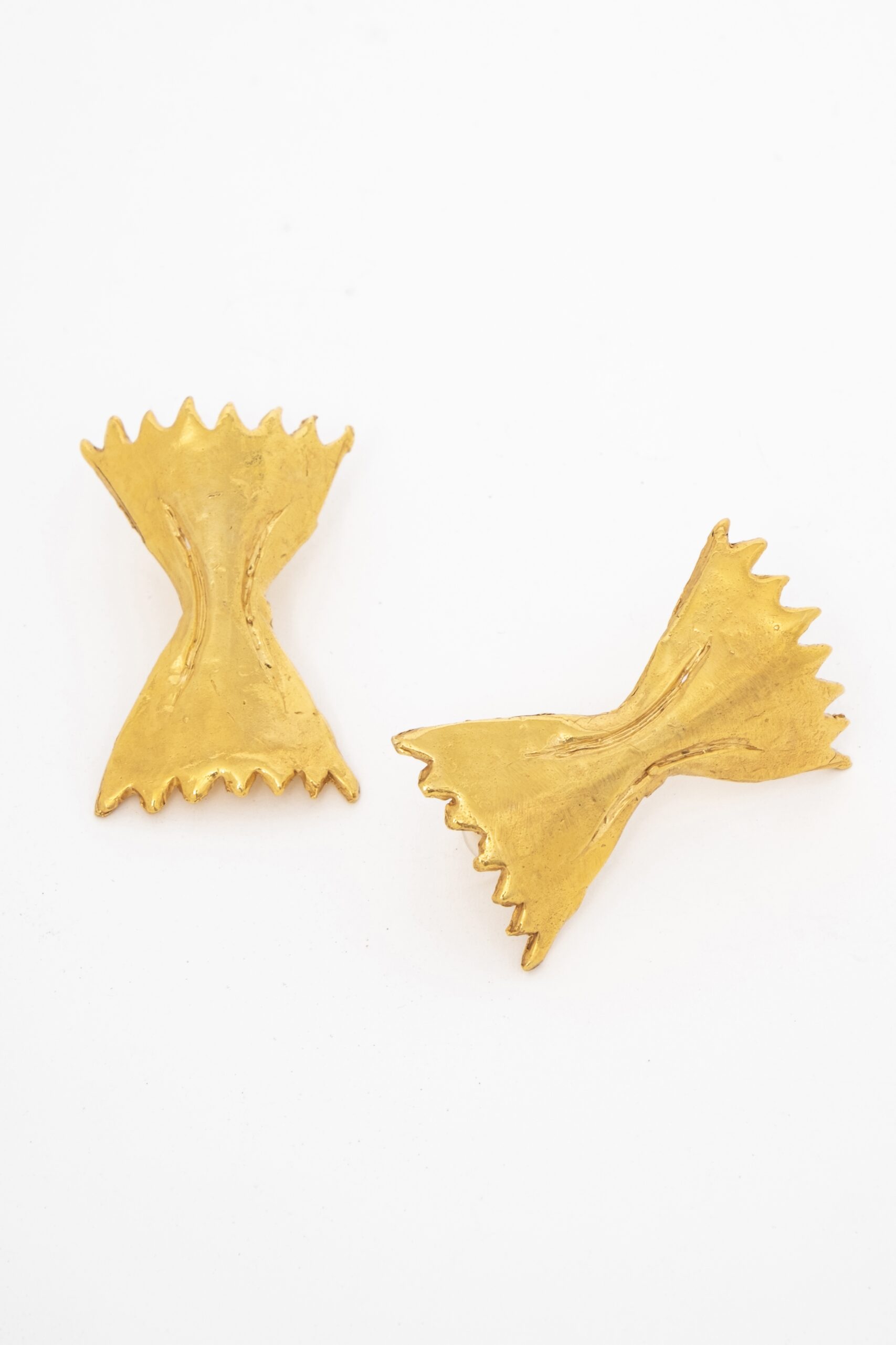 Farfalle Gold Earrings - Image 3