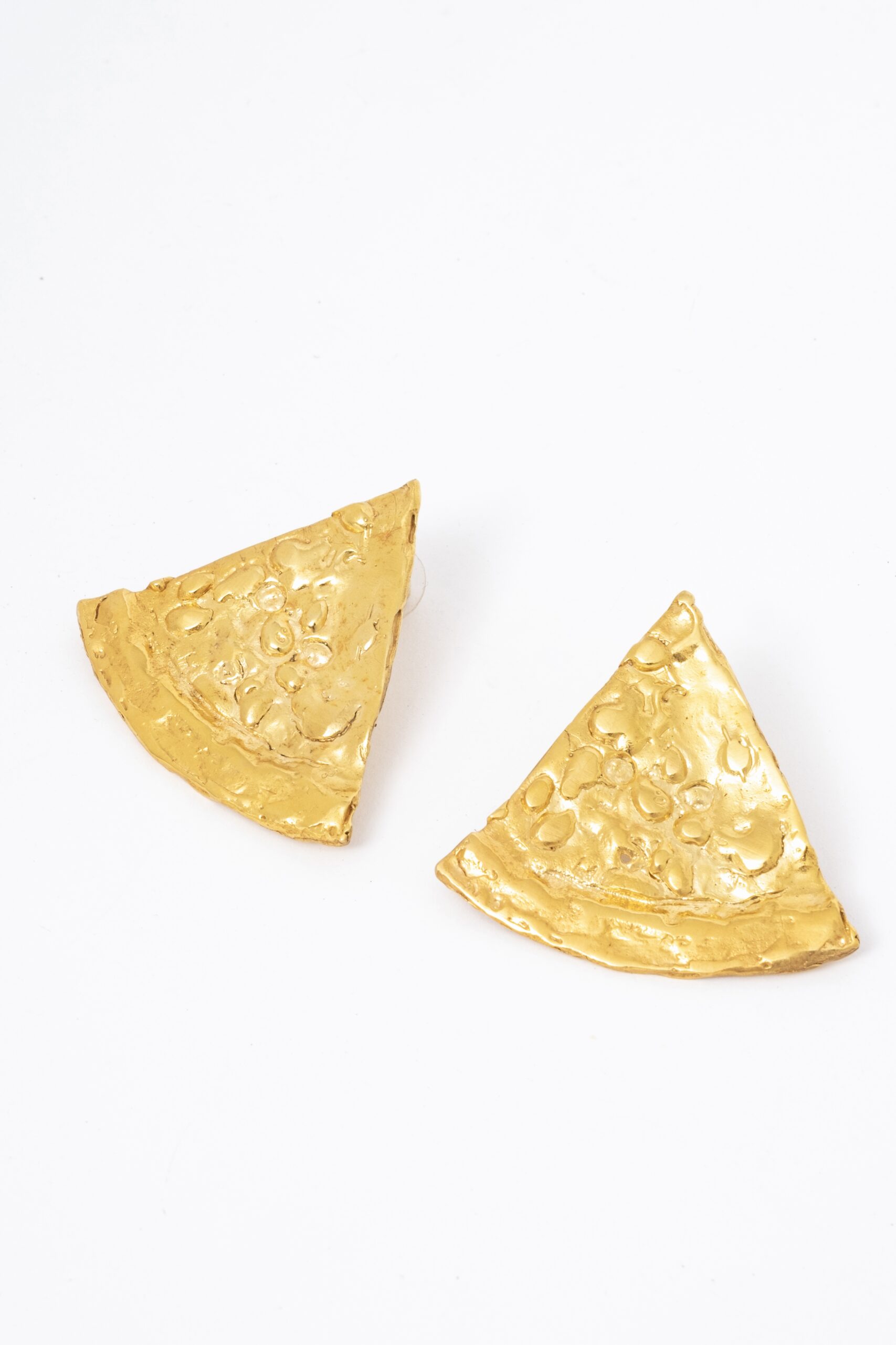 Pizza Gold Earrings - Image 3