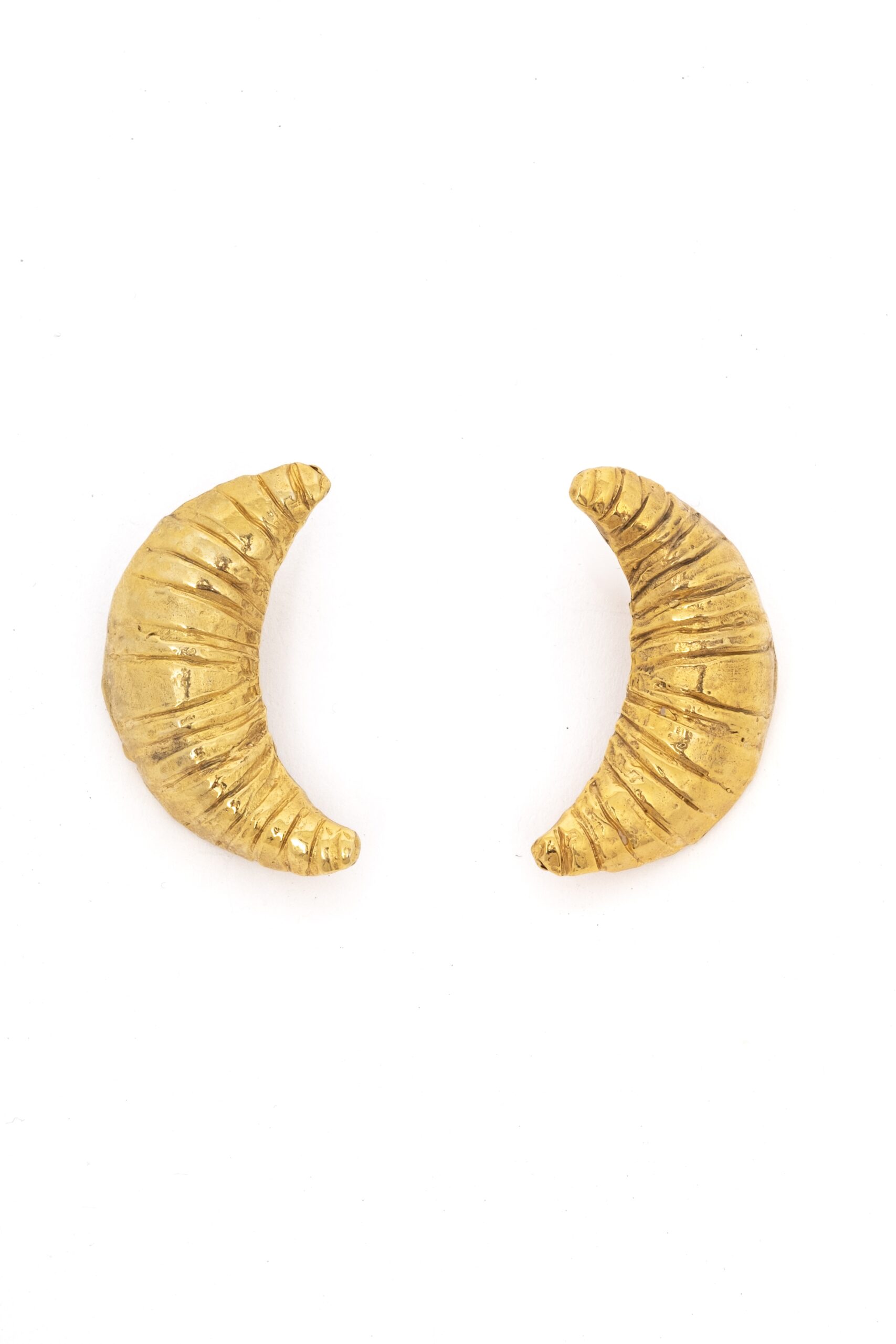 Croissant Gold Earrings