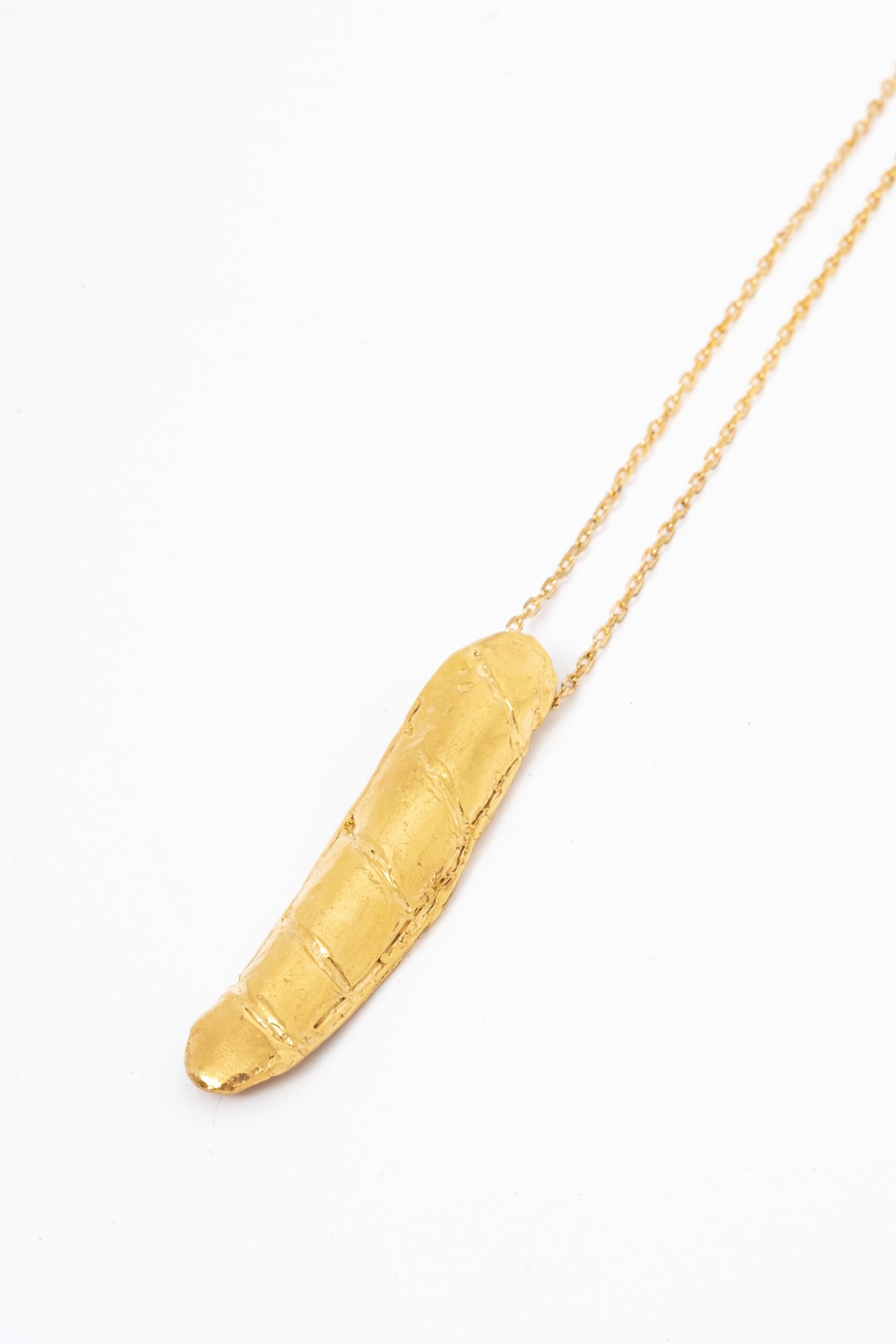 Baguette Gold Pendant - Image 2