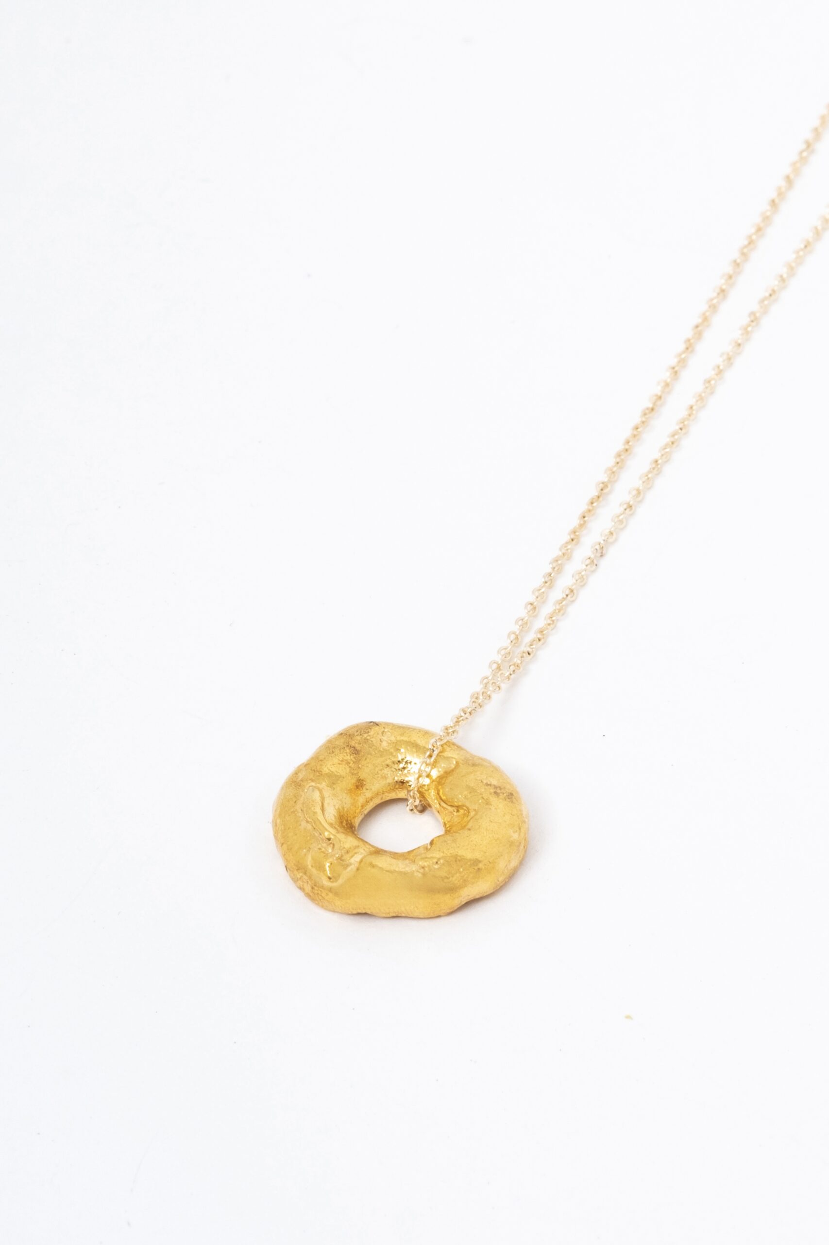 Donut Gold Pendant