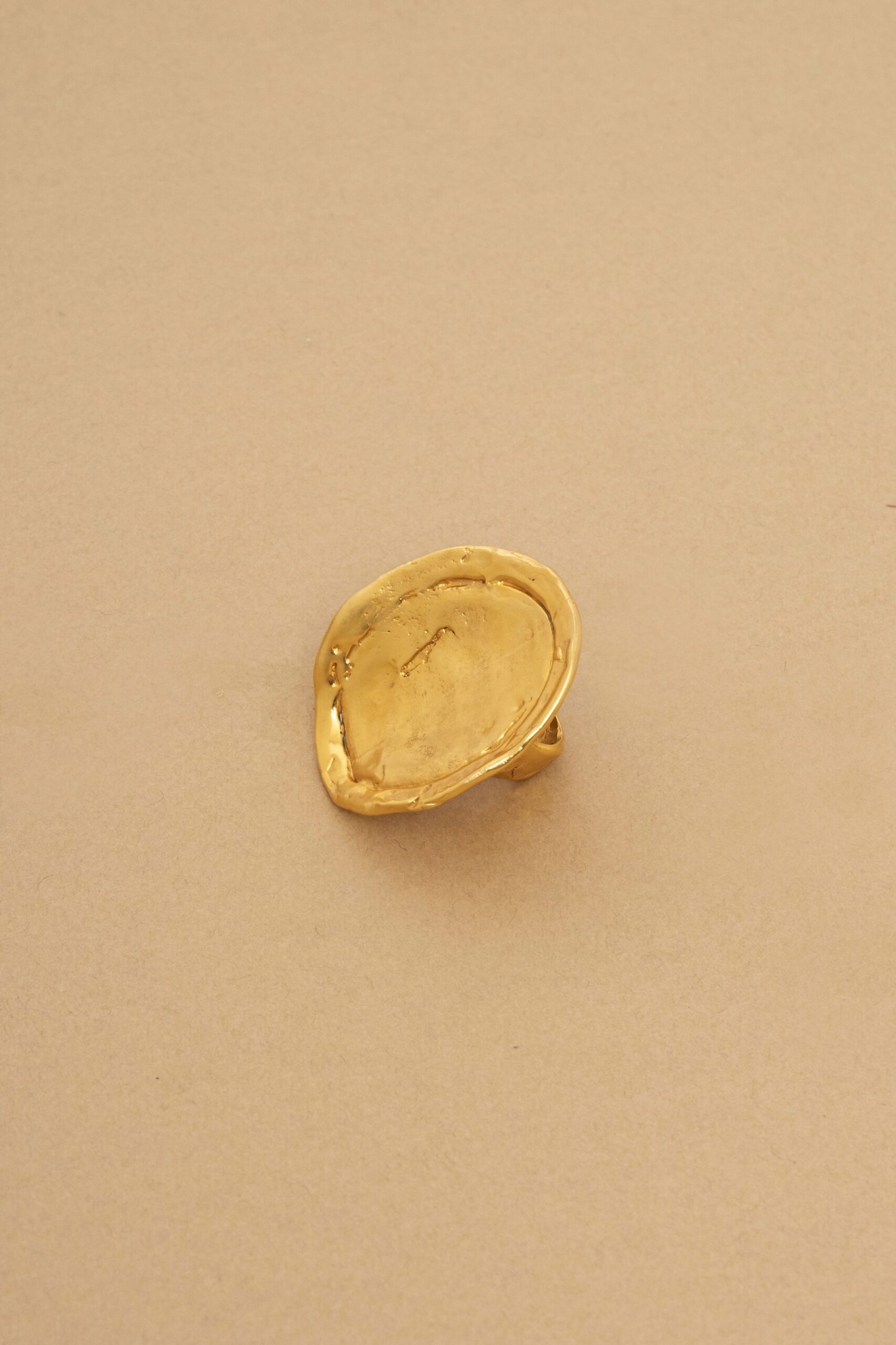 Dab Chunky Gold Ring - Image 4