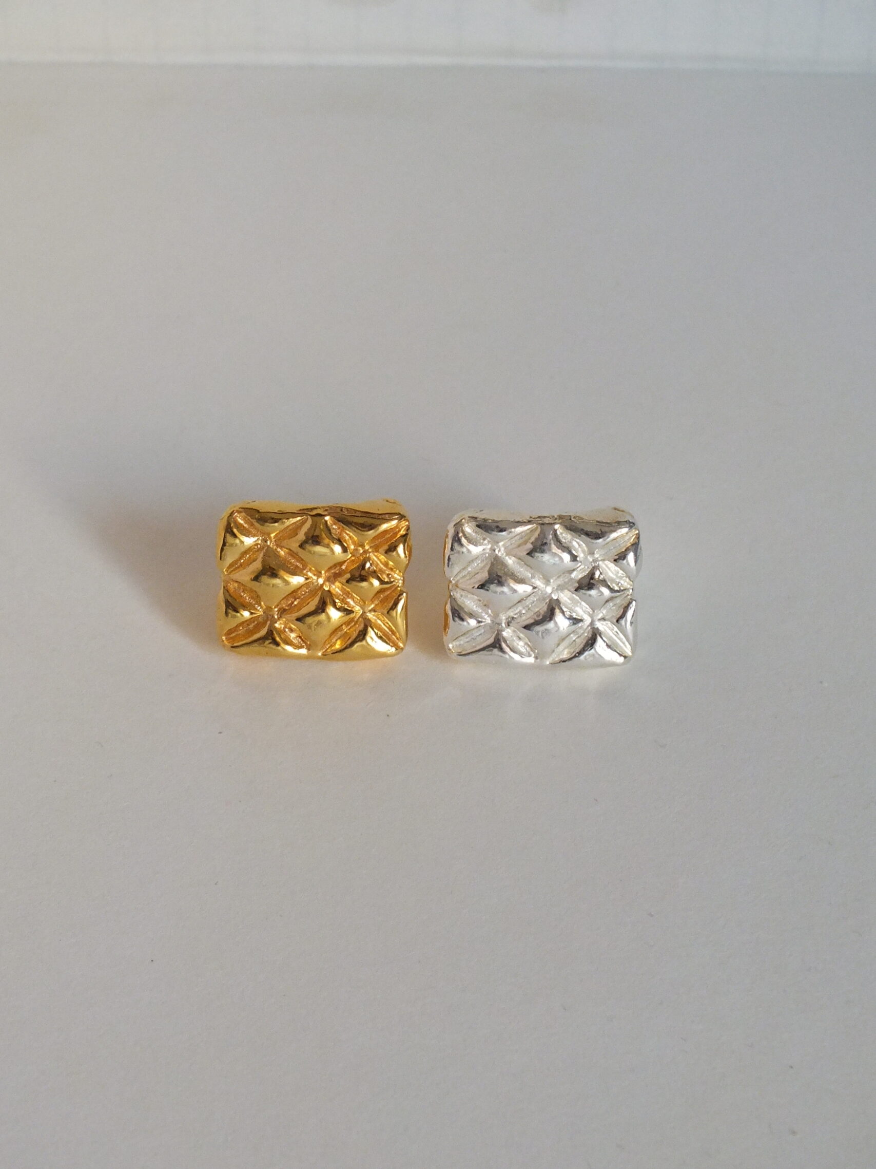 Honeycomb Silver Ring