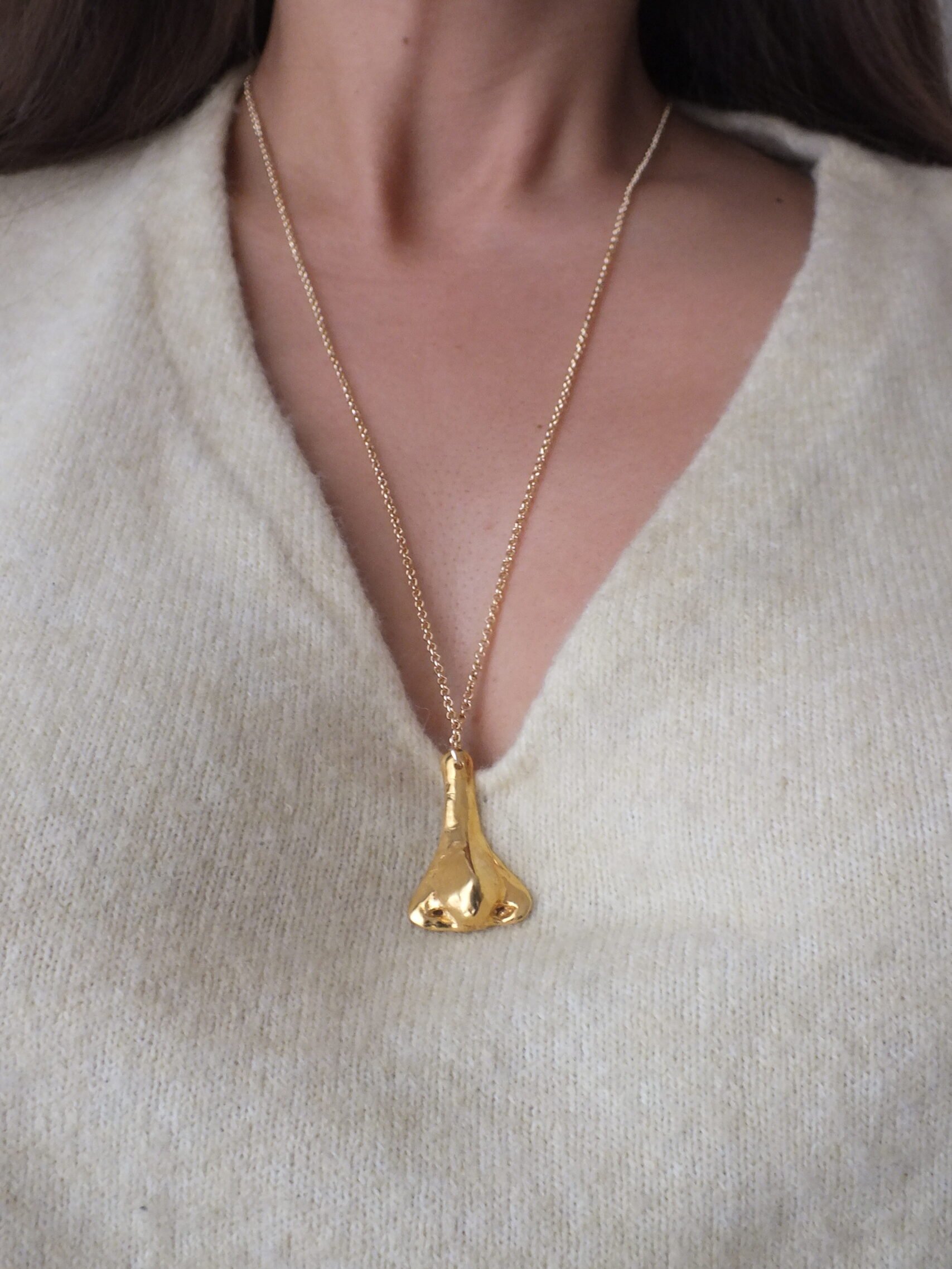 Nose Gold Necklace - Image 2